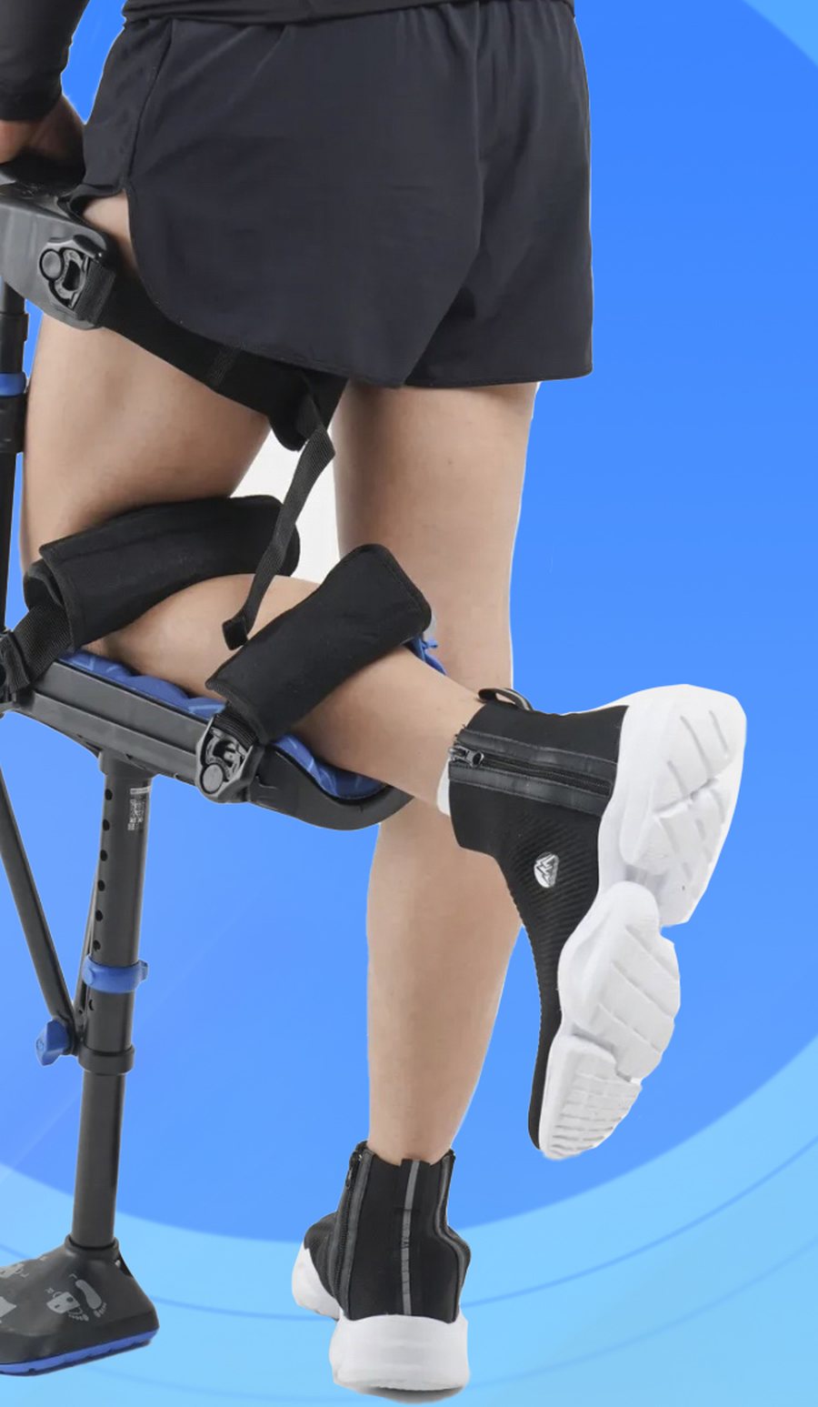 Аренда костыля iWalk 3.0 в Москве — крепление на голень, опора под колено
